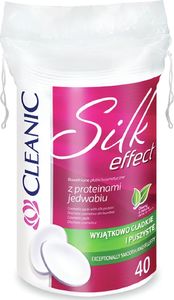 Cleanic Waciki kosmetyczne Silk Effect 40 szt. 1