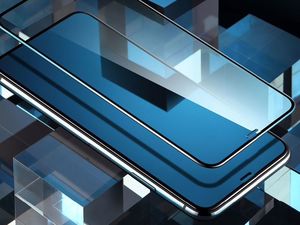 Rock Szkło hartowane Rock pełne full glue do Apple iPhone XR czarne uniwersalny 10