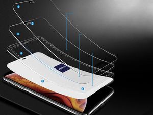 Rock Rock szkło z elastyczną ramką do Apple iPhone X/XS czarne uniwersalny 6