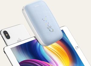 Powerbank Baseus Baseus Mini Q Power Bank + ogrzewacz do rąk USB + USB-C + micro USB Blue uniwersalny 6