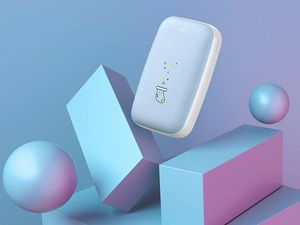 Powerbank Baseus Baseus Mini Q Power Bank + ogrzewacz do rąk USB + USB-C + micro USB Blue uniwersalny 9