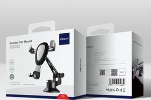 Rock Rock grawitacyjny uchwyt samochodowy na szybę deskę szary uniwersalny 13
