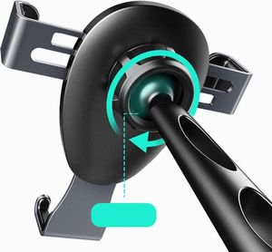 Rock Rock grawitacyjny uchwyt samochodowy na szybę deskę szary uniwersalny 4