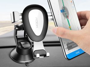 Rock Rock grawitacyjny uchwyt samochodowy na szybę deskę szary uniwersalny 7