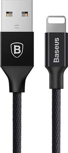 Kabel USB Baseus USB-A - 0.6 m Czarny 1