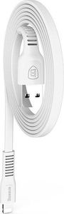Kabel USB Baseus Kabel Baseus iPhone Lightning - USB 1m 2A tough series biały uniwersalny 1