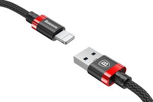 Kabel USB Baseus Kabel Baseus Golden Belt usb lightning iPhone 1,5m 2A czerwony uniwersalny 3