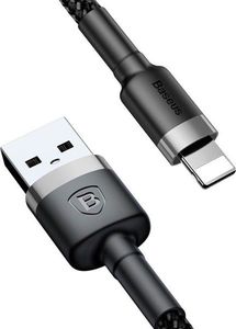 Kabel USB Baseus USB-A - Lightning 2 m Czarno-szary (6953156275010) 4