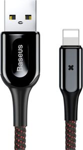 Kabel USB Baseus USB-A - Lightning 1 m Czarny (BRA006968) 1