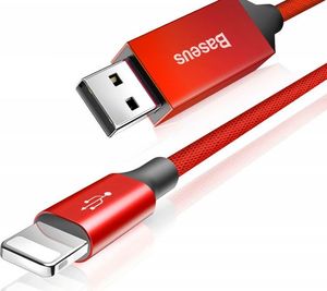 Kabel USB Baseus Baseus kabel Lightning - USB 2A 5m iPhone 6 7 8 X XS XR red uniwersalny 3