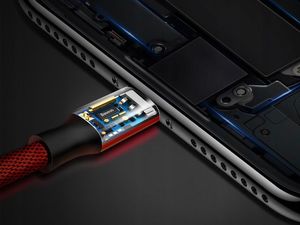 Kabel USB Baseus Baseus kabel Lightning - USB 2A 5m iPhone 6 7 8 X XS XR red uniwersalny 7