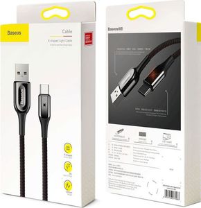 Kabel USB Baseus USB-A - USB-C 1 m Czarny (SB4739) 9
