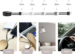 Kabel USB Baseus Baseus kabel zwijany usb-c New era 2A 0,9m czarny uniwersalny 12