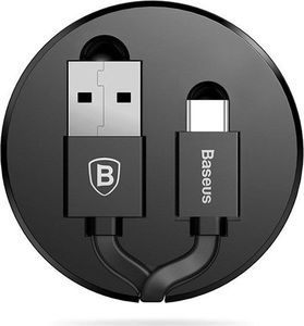 Kabel USB Baseus Baseus kabel zwijany usb-c New era 2A 0,9m czarny uniwersalny 5