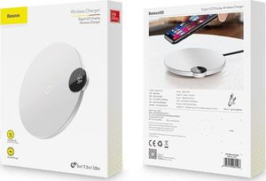 Ładowarka Baseus Digital LED Indukcyjna 1x USB-C 2 A (SB4772) 7