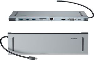 Stacja/replikator Baseus Enjoyment 10w1 USB-C (CATSX-F0G) 2