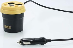 Ładowarka Remax Remax Cup CR-2XP ładowarka samochodowa hub rozdzielacz czarny uniwersalny 4