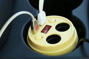 Ładowarka Remax Remax Cup CR-2XP ładowarka samochodowa hub rozdzielacz czarny uniwersalny 5