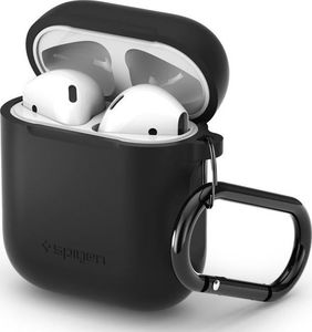 Spigen Etui ochronne Silicone Fit for AirPods 1/2 czarne 2
