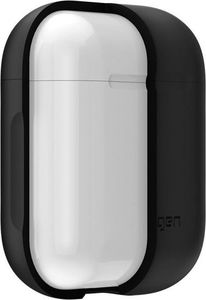 Spigen Etui ochronne Silicone Fit for AirPods 1/2 czarne 3