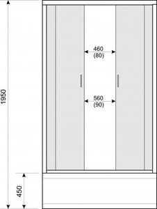 Imperial kabina prysznicowa Liveno Gaja 80x80cm (21321225) 2