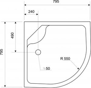 Imperial kabina prysznicowa Liveno Gaja 80x80cm (21321225) 3