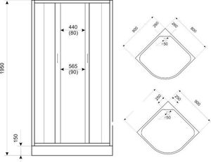 Imperial Kabina prysznicowa Imperial Celine (21955665) 2