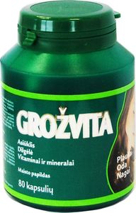 Grožvita kapsulės, N80 1