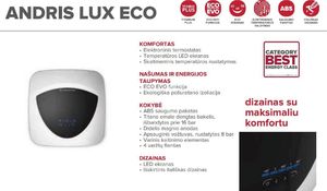 Bojler Ariston Andris Lux Eco 15 1.2 kW (3100349) 5
