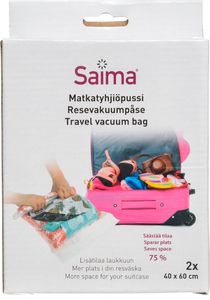 Saima Saima vakuuminis maišas rūbams 2 vnt, 40x60 cm 1