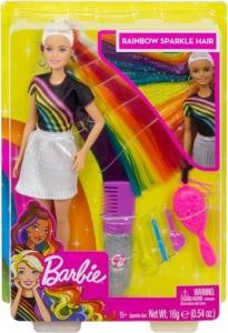 Lalka Barbie Mattel - Tęczowe włosy (FXN96) 10