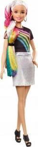 Lalka Barbie Mattel - Tęczowe włosy (FXN96) 7
