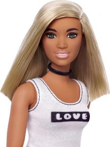 Lalka Barbie Mattel Fashionistas Modna Przyjaciółka - Blodynka, spódniczka w kropki (FXL51) 2