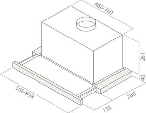 Okap Elica ELITE 26 IX/A/60 3