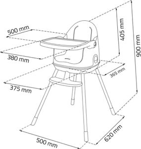 Keter Krzesełko Multi Dine 3 in 1 zielone 5