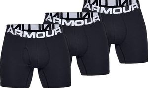 Under Armour Bokserki męskie Charged Cotton 6in 3-Pack czarne r. L (1327426-001) 1