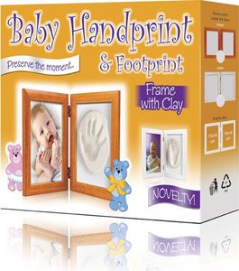 Ramka Baby HandPrint z gliną 3