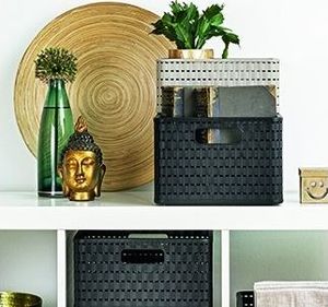 Rotho Komoda ROTHO COUNTRY su 3 stalčiais, 50L, juoda 4