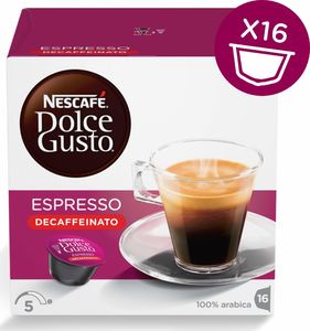 Nescafe DOLCE GUSTO Espresso Decaffeinato, 16 kaps. 1