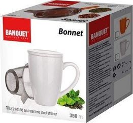Banquet Kubek z pokrywką 350ml 6