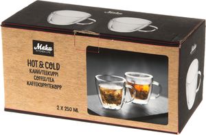 Pasabahce Maku boral stiklo puodeliai, 2 vnt. 2