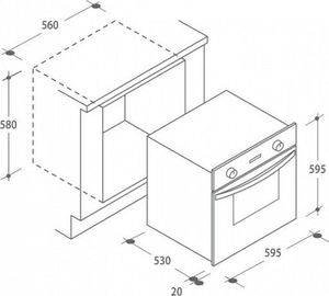Piekarnik Candy FCS100N 2