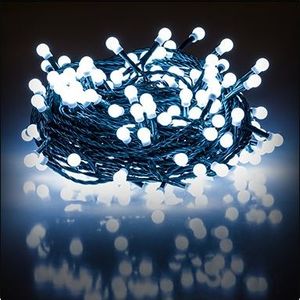 Lampki choinkowe Retlux 100 LED białe zimne 2