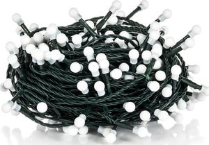 Lampki choinkowe Retlux 100 LED białe zimne 3