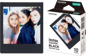 Fujifilm Wkład natychmiastowy 7.2x8.6 cm (instax square glossy black) 1