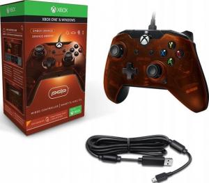 Pad PDP Xbox One przewodowy ORANGE 3