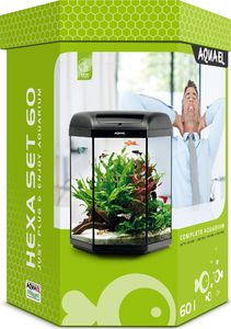 Axentia Akvariumas Hexa Set 60 Black 2