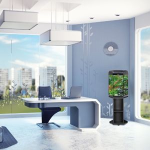 Axentia Akvariumas Hexa Set 60 Black 5