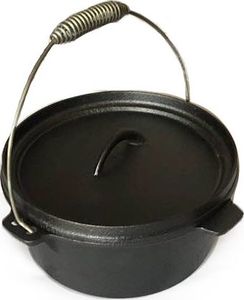 Kamado Ketaus puodas su dangčiu "Dutch Oven" 4 l 1