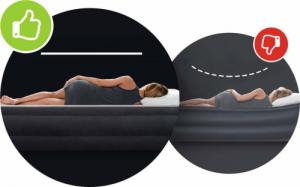 Intex Materac turystyczny Dura-Beam Pillow Rest Classic Twin czarny 4